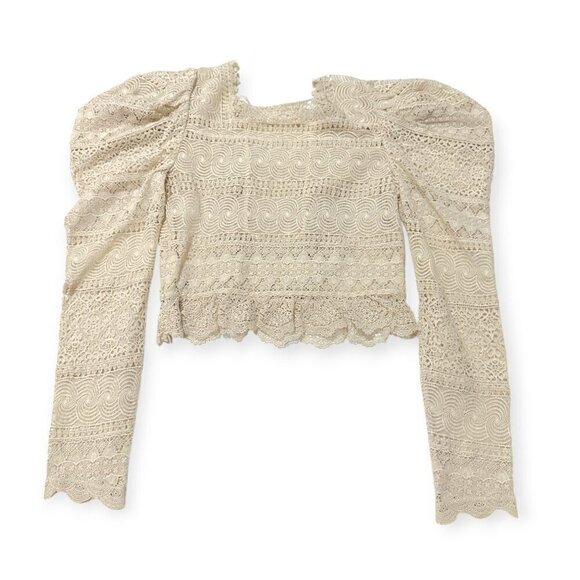 Ulla Johnson Eloise Blouse in Pearl, Size 4  New with tag - Picture 8 of 16